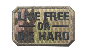 Etiqueta de letra bordada LIVE FREE OR DIE HARD CP ACU parche de tela de camuflaje letra bordada para hombre sombrero bolsa de herramientas DIY uniforme para coser - Product Image 5