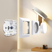 Variateur mural rotatif Zigbee EU Bilihondim 200W compatible Google Assistant, sortie 1A, portée 30M, contrôle sans fil, installation facile