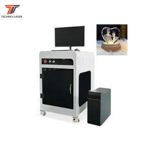 Siêu tốc độ cao Mini 2D ảnh khắc 3D máy khắc laser cho khối thủy tinh K9 tinh thể Cube với LED ánh sáng