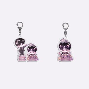 Custom Wholesale Fashion Trend Q Version Han Man Official Seller Monday's Savior Cartoon Plastic Key Chain - Product Image 3