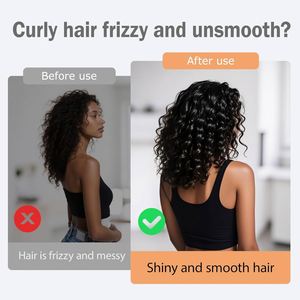 Cepillo de masaje con cojín de aire y cerdas de jabalí para definir el peinado, desenredar el cabello rizado, de paja de trigo, superventas - Product Image 4