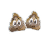 Chauffe-mains en forme de caca drôle Réutilisable Acétate de sodium Cliquez sur Chauffe-mains chauffant
