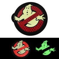 GHOSTBUSTERS Patch en nylon brodé Ghostbusters, brassard réfléchissant lumineux de nuit