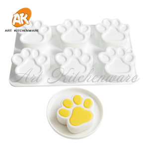 Aka 6 فتحات لكعكة الكلب مخالب سيليكون قالب خبز أداة مخصصة 3D قالب شوكولاتة للجيلي والآيس كريم شمعة صنع الصابون مستلزمات المطبخ - Product Image 5