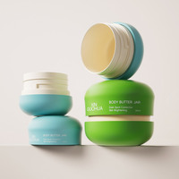 Fournisseur direct d'usine, pots cosmétiques colorés de 30 ml et 50 ml, contenants en plastique vides pour masque facial ou crème, impression sur soie personnalisée