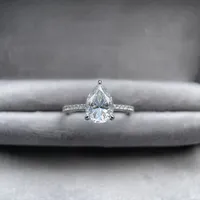 Bague en argent sterling 925 pour femme, bijoux de créateur MuShan, bague de mariée en moissanite, plaquée or 18 carats, bagues brevetées MST