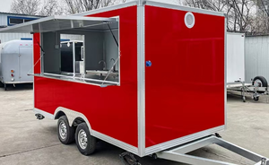 Camion de magasin mobile transformé avec étagères pliantes et éclairage LED, véhicule utilitaire pour la vente au détail, idéal pour les marchés aux puces et les boutiques mobiles - Product Image 4