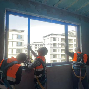 2025 Modern Fixed Aluminum Alloy Frame Horizontal Design <strong>Window</strong> for Outdoor Kitchen Door Exterior Home Use for Apartment Villa - Product Image 1