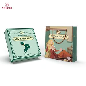 Pistolet de <span class=keywords><strong>massage</strong></span> électrique à 3 vitesses réglables, nouveau, mini poche, rehausseur de muscles profonds, percussion de tissus, avec 4 têtes - Product Image 2