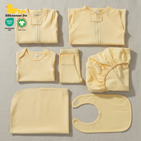Ensemble de vêtements pour bébé nouveau-né en coton biologique certifié GOTS et OEKO-TEX, 7 pièces, ensemble cadeau pour boutique DTC