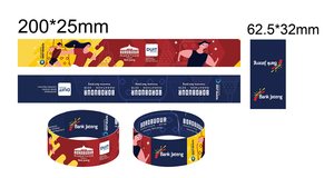 Vải Đàn Hồi Nfc213 Nfc Vòng Đeo Tay Có Thể Tái Sử Dụng Dây Đeo Cổ Tay NFC/Căng Dây Đeo Cổ Tay RFID Dệt - Product Image 5