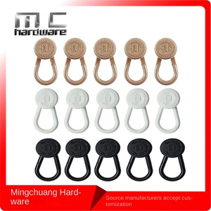 Nhà Máy Trực Tiếp Mềm Cao Su Thời Trang Áo Sơ Mi Giản Dị Nút Nút Cổ Áo Khuy Măng Sét Hạt Bảo Vệ Môi Trường Mở Rộng - Product Image 4