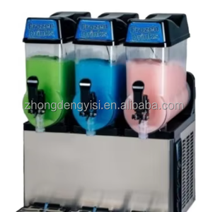 เครื่องทำมิลค์เชคและเครื่องดื่มแช่แข็งแบบไม่มีกาก 12 ลิตร x 3  รุ่นใหม่ สำหรับทำมาร์การิต้าและน้ำแข็งปั่น - Product Image 5