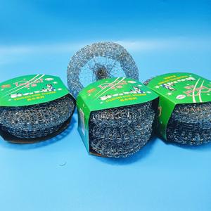 Lot de 3 boules de nettoyage en laine d'acier pour la vaisselle, le récurage des casseroles et l'élimination de la graisse et de la saleté. Vente en gros. - Product Image 5