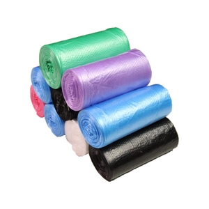 Eco Friendly Biodegradable <b>Plastic</b> Compostable Biodegradable Drawstring Trash Garbage Bags on <b>Roll</b> - Product Image 2