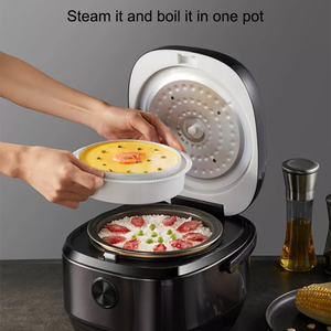 Cuisinière à riz automatique intelligente numérique avec fonction de cuisson à la vapeur, désucreur, <span class=keywords><strong>en</strong></span> acier inoxydable, électrique, plastique, portable, 3L, 4L, 5L - Product Image 3