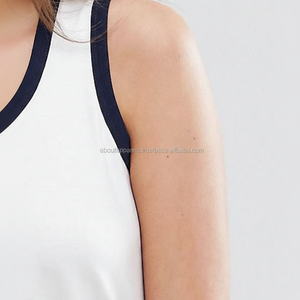 Nouvelle Promotion populaire 100% coton personnalisé ourlet irrégulier Gym femme débardeur, femmes respirant coton 100% Stringer débardeur - Product Image 1