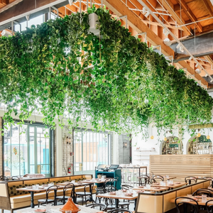 Plante suspendue murale, plante de plafond verte, vignes artificielles suspendues pour la décoration intérieure - Product Image 1