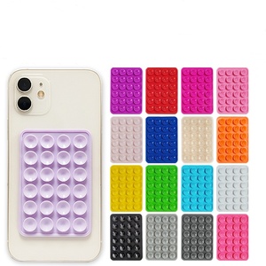 Ventosa de Silicone Dupla Face para Celular Quadrada e Suporte Multifuncional de Silicone Simples para Telefone - Product Image 6