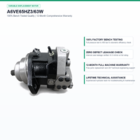Moteur hydraulique enfichable A6VE65HZ3, moteur à pistons à axe courbé haute pression pour treuil de levage