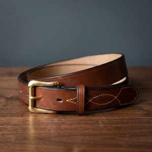 Natural <b>Cow</b> Hide Leather Men's Vintage Square 3D Snake Design Steel Pin Buckle Eco-Friendly Waterproof Lightweight Heavy Belt - Product Image 1