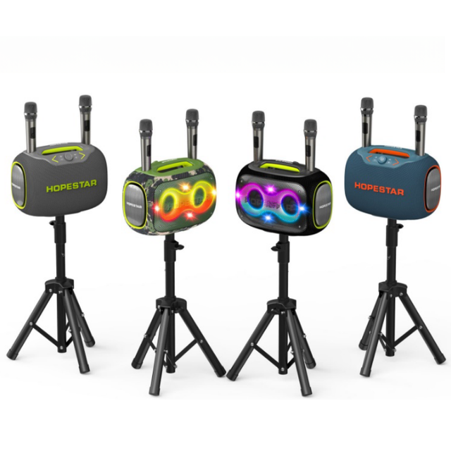 Professional Blue Tooth Party Speaker Portable Outdoor Waterproof Wireless Karaoke Stereo Surround Subwoofer Speaker With Mic