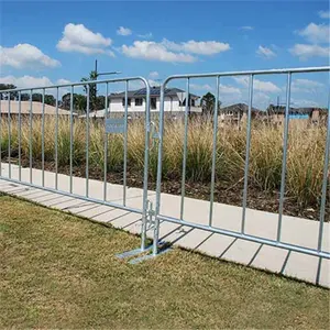 Geçici çit karayolu güvenliği ferforje çit Factorary kalabalık kontrol bariyeri