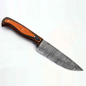 Juego de cuchillos de cocina de acero de Damasco personalizados, cuchillas hechas a mano de alto rendimiento con mango cómodo, cocina multiusos - Product Image 4