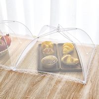 Syh190 Tente de protection alimentaire en maille pop-up, parapluie pour l'extérieur, tentes écran, protection contre les insectes, réutilisable et pliable