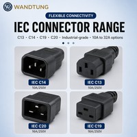 PDU professionnelle britannique à 6 prises commutées, 1U, montable en rack, en aluminium robuste pour serveur