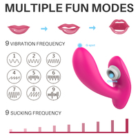 Ferngesteuerter Saugvibrator für Frauen Klitoris- und Brustwarzen-Stimulator Weibliches Erwachsenen-Sexspielzeug Persönliche Körpermassage