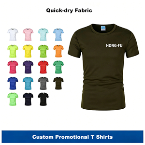 Camisetas Promocionales de Cuello Redondo de Algodón Puro con Logotipo, Tela de Secado Rápido para Regalos de Bienvenida para Empleados, Ferias Comerciales, Clubes de Baile - Product Image 4