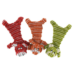Wholesale Kinghon Brand <b>Cute</b> Durable Plush Pet <b>Doll</b> Squeaky Puppy Interactive Toys Corduroy Lying-Down Pig Dog Bear Chew Toys - Product Image 3