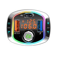 Hochwertiger Auto-FM-Transmitter MP3-Player Auto-Ladegerät 2 USB-Anschlüsse LCD-Display QC3.0 Schnellladung 1 Jahr Garantie