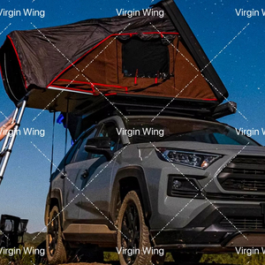 Tente de toit en ABS pour 2 personnes, très grand espace, coupe-vent et étanche à la pluie, idéal pour les voyages en plein air - Product Image 1