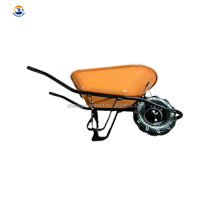 Südamerika Modell orange Farbe Stahls chale Metall konstruktion Schubkarre Schubkarre - Product Image 3