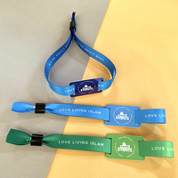 Pulsera de Tela RFID con NFC y Logotipo Personalizado, Impermeable, con Etiqueta para Membresía y Tarjeta de Visita, con Enlace Web, Pulseras Elásticas