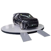 Plateforme tournante électrique silencieuse certifiée CE, capacité 3 tonnes, rotation à 360 degrés, pour petite salle d'exposition automobile
