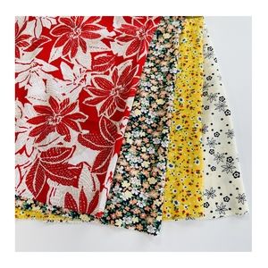 Super Soft Woven Floral Printed SPH <strong>Broken</strong> <strong>Twill</strong> 130gsm Woven 100% Polyester SPH Fabric for Women Suiting - Product Image 2