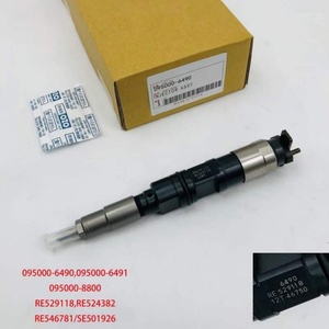 หัวฉีดน้ำมันดีเซลสำหรับรถขุด DZ100217คอมมอนเรลหัวฉีด095000-6490หัวฉีด RE529118 RE546781 RE524382 - Product Image 3