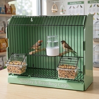Cage de Luxe Décorative en Plastique pour l'Élevage, Petite Cage à Oiseaux en Fil Métallique, Volière d'Extérieur pour Pinsons et Pigeons