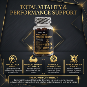 Gomitas de Shilajit del Himalaya de Marca Privada Premium para un Impulso de Energía Natural y Bienestar, Precio al por Mayor de Fábrica OEM ODM - Product Image 5