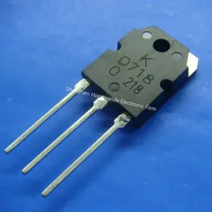 New original 2SD718 8A 120V 80W D718 TO-3P KEC NPN Power Transistors