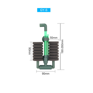 에어 펌프 더블 스폰지 바이오 필터 스폰지 필터 수족관 탱크 - Product Image 3