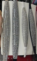 Vente en gros de chaussures avec strass personnalisé bling accessoire pour dame sandales avec strass cristal