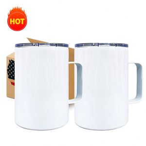 แก้วกาแฟแบบพกพา 12 ออนซ์ ผนังสองชั้น สำหรับงานซับลิเมชั่น พร้อมส่งฟรี - Product Image 2