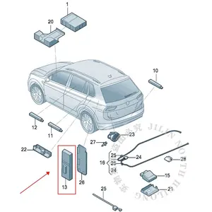 Evo nền tảng điện cổng sau nâng thân nâng mô-đun điều khiển đơn vị cho VW TIGUAN arteon Audi Skoda 5wb 959 107 một