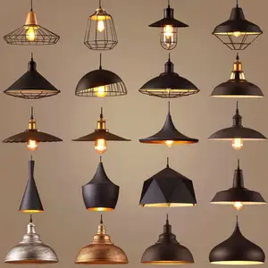 Промышленное современное нордическое черное освещение для кухни, столовой, декоративная люстра, светодиодная подвесная Потолочная люстра, подвесной светильник