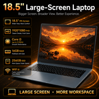 18,5 inch gloednieuwe laptop Intel Core i3-10100Y 8GB 256GB SSD FHD IPS WiFi 6 Type-C PD opladen zakelijke laptop computer