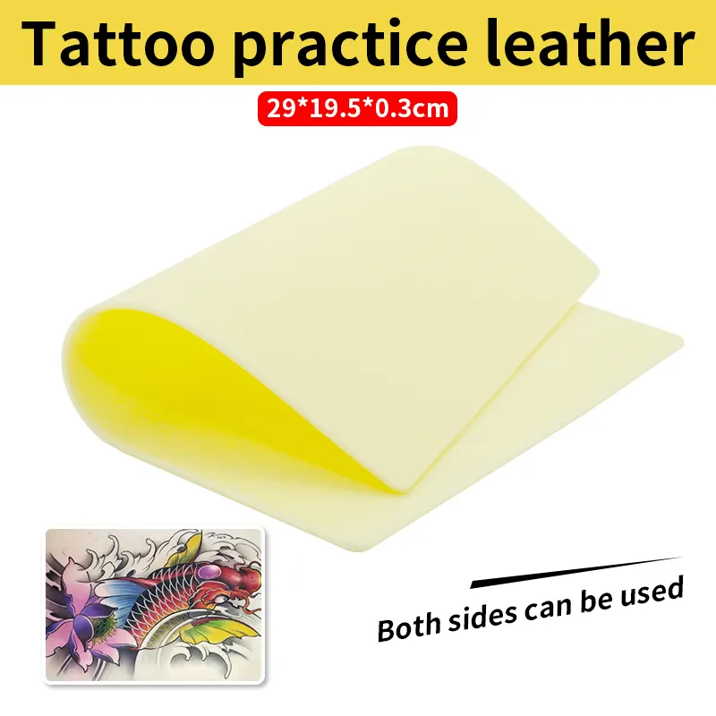 Silicone tatuaggio pratica skinTattoo pratica pelle A4 gel di silice esercizio della pelle